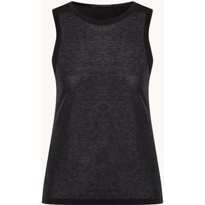 DRYKORN Olina semi-transparante tanktop met lurex