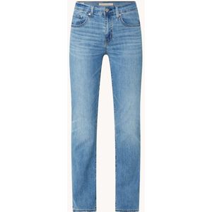 Levi's 724 High waist slim fit jeans met medium wassing