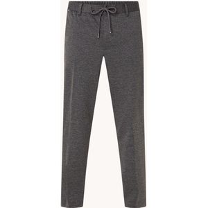 HUGO BOSS Kane-DS tapered fit chino met gemêleerd dessin en steekzakken