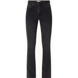 Fabienne Chapot Eva high waist slim fit jeans met gekleurde wassing en split