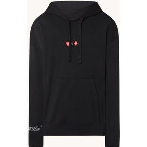 HUGO BOSS Deewax oversized hoodie met logo- en backprint
