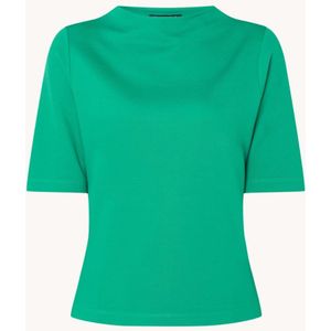 Expresso T-shirt met stretch en opstaande kraag