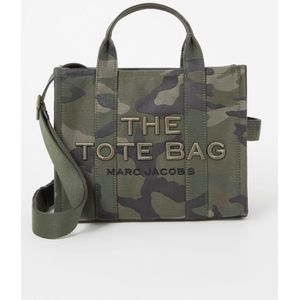 Marc Jacobs The Medium Tote handtas van canvas met jacquard dessin en logo