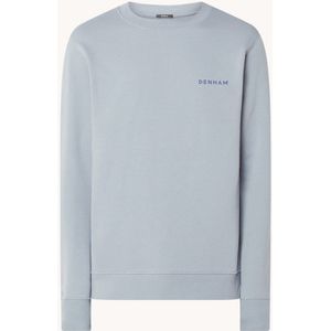 Denham Sweater met logo- en backprint