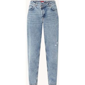 HUGO BOSS Gisanna high waist loose fit jeans in lyocellblend