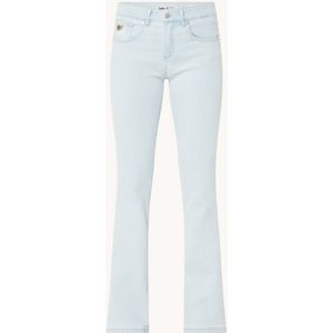 Lois Melrose mid waist flared jeans met lichte wassing