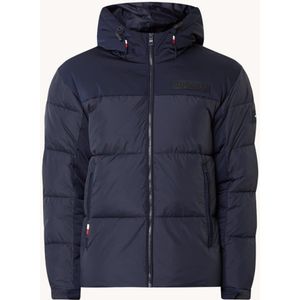 Tommy Hilfiger New York puffer jack met capuchon en logo