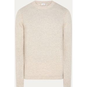 Profuomo Fijngebreide pullover in wolblend met gemêleerd dessin