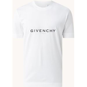 Givenchy T-shirt met logo- en backprint