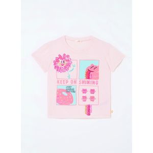 Billieblush T-shirt met glitterprint en pailletten