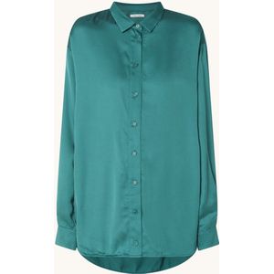 SAMSØE SAMSØE Alfrida oversized blouse van satijn