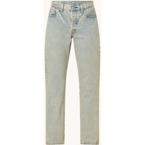 Levi's 501 High waist straight leg jeans met verwassen afwerking