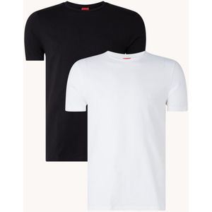 HUGO BOSS T-shirt met ronde hals in 2-pack