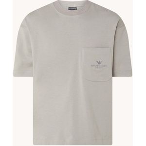 Emporio Armani T-shirt met borstzak en logoborduring