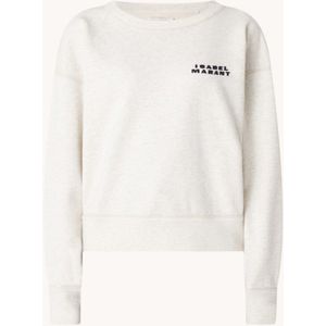 Isabel Marant Shad sweater met logoborduring