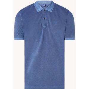 G-Star RAW Dunda regular fit polo van biologisch piqué katoen met logoborduring