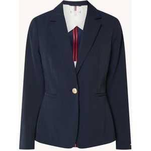 Tommy Hilfiger Blazer met paspelzakken en sierknopen