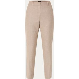 Claudia Sträter Mid waist tapered fit pantalon met steekzakken