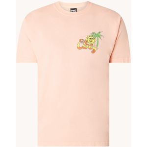 Obey Island Of Obey T-shirt met logo- en backprint