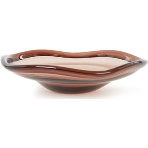 Schaal Pols Potten Plate Clear Brown Eye L