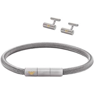 Emporio Armani Key Basics set van armband en manchetknopen EGS3044SET