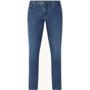 Emporio Armani Slim fit jeans met donkere wassing en stretch