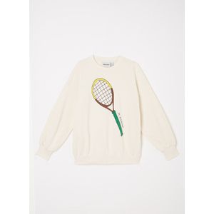 Mini Rodini Tennis sweater van biologisch katoen met print