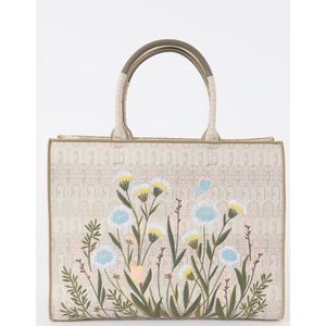 FURLA Opportunity L shopper met bloemenprint