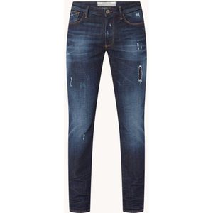 Emporio Armani Straight leg jeans met destroyed afwerking