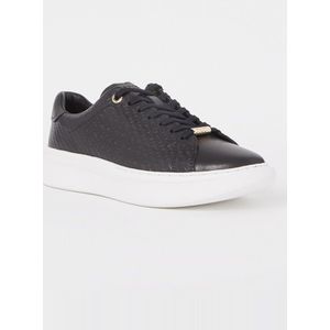 HUGO BOSS Amber sneaker van leer met logoprint