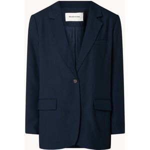 Modström Gale longline blazer met klepzakken