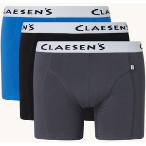 Claesen's Boston boxershorts met logoband in 3-pack