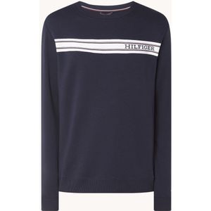 Tommy Hilfiger Sweater met logo en stretch