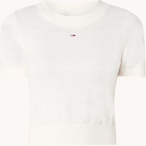 Tommy Hilfiger Fijngebreide top met logoborduring