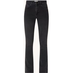 Fabienne Chapot Eva high waist slim fit jeans met gekleurde wassing en split