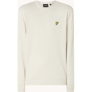 Lyle & Scott Sweater van biologisch katoen met logoborduring