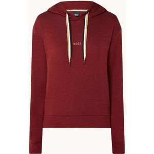 HUGO BOSS Hoodie in lyocellblend met logo