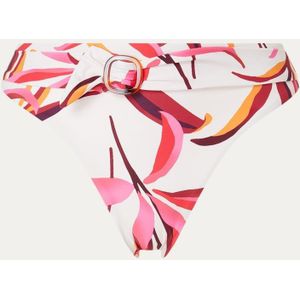 Cyell Bikinislip met bloemenprint en gespdetail