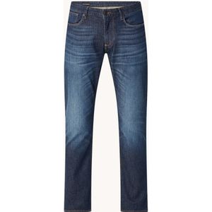 Emporio Armani Slim fit jeans met met verwassen afwerking