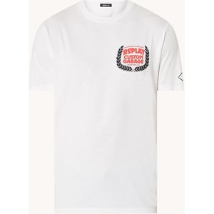 Replay T-shirt met logo- en backprint