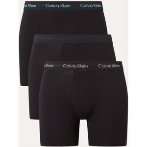 Calvin Klein Cotton Stretch boxershorts met logoband in 3-pack