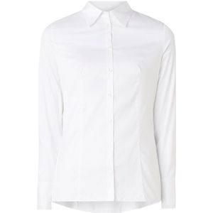 HUGO BOSS The Fitted Shirt blouse met stretch