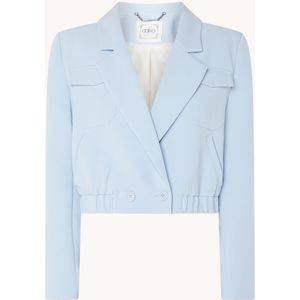 Aaiko Mille double-breasted cropped blazer met steekzakken