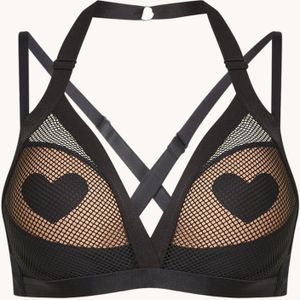 Marlies Dekkers Heartbraker push-up bh met overlay van mesh