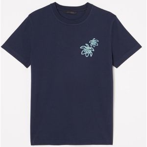Airforce Bloom T-shirt van biologisch katoen met front- en backprint