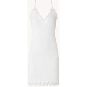 Rosemunde Billie slipdress met V-hals en kant