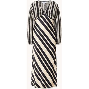 Never Fully Dressed Emma midi jurk met zebraprint