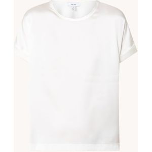 Reiss Helen T-shirt van zijde met vleermuismouw