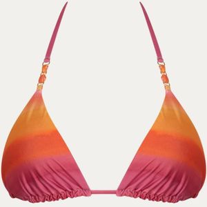 MAAJI Balmy triangel bikinitop met uitneembare vulling en print