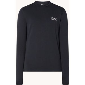 Emporio Armani Trainings longsleeve met logo- en backprint